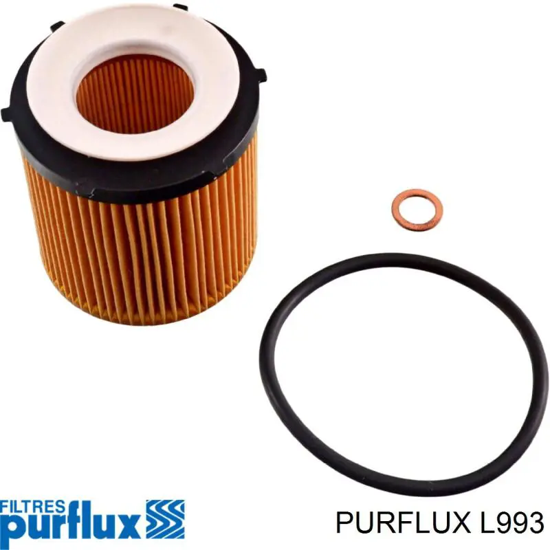 L993 Purflux Масляный фильтр двигателя