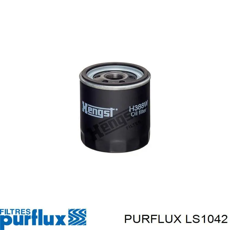 LS1042 Purflux Масляный фильтр двигателя