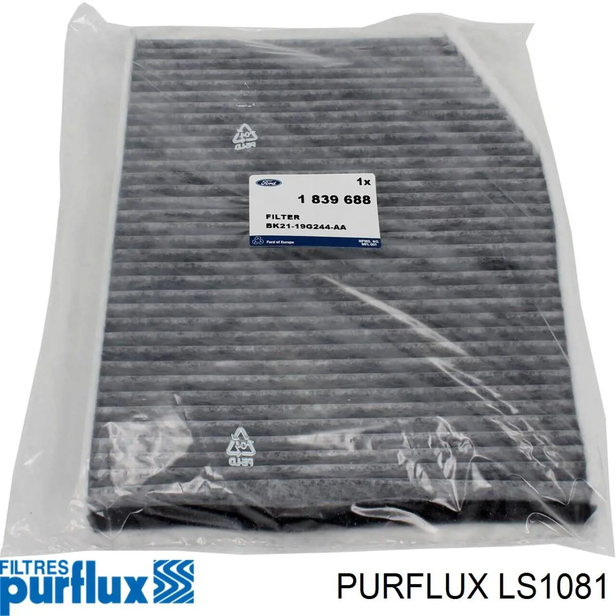 LS1081 Purflux Масляный фильтр двигателя