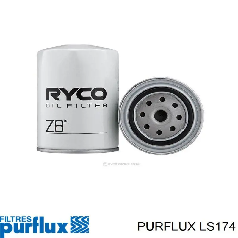 LS174 PURFLUX Filtro de aceite original y equivalente