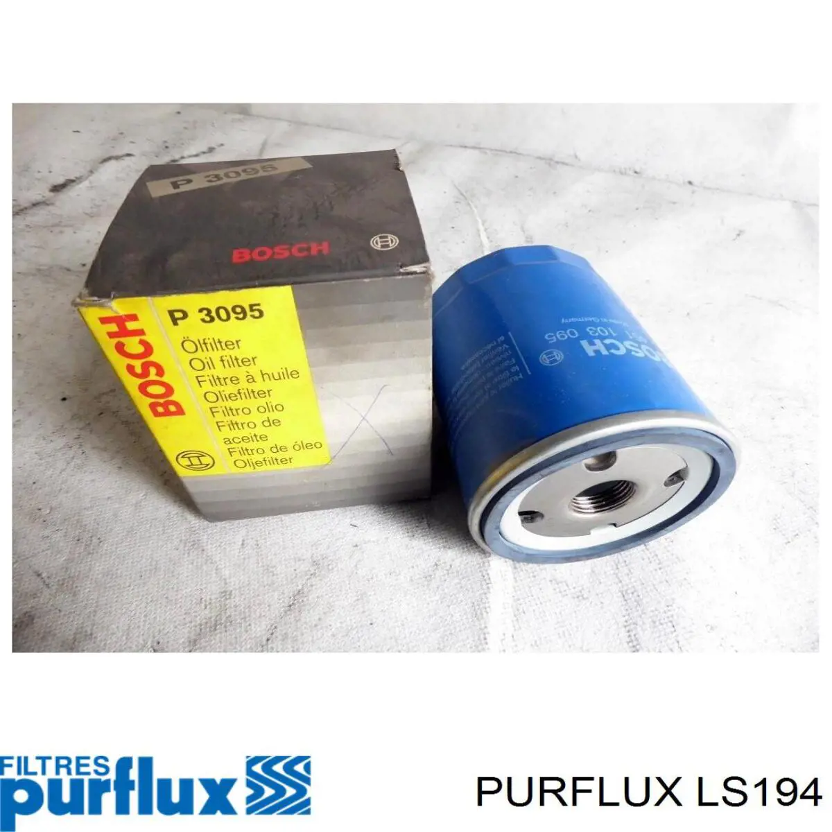 Filtro de aceite LS194 Purflux
