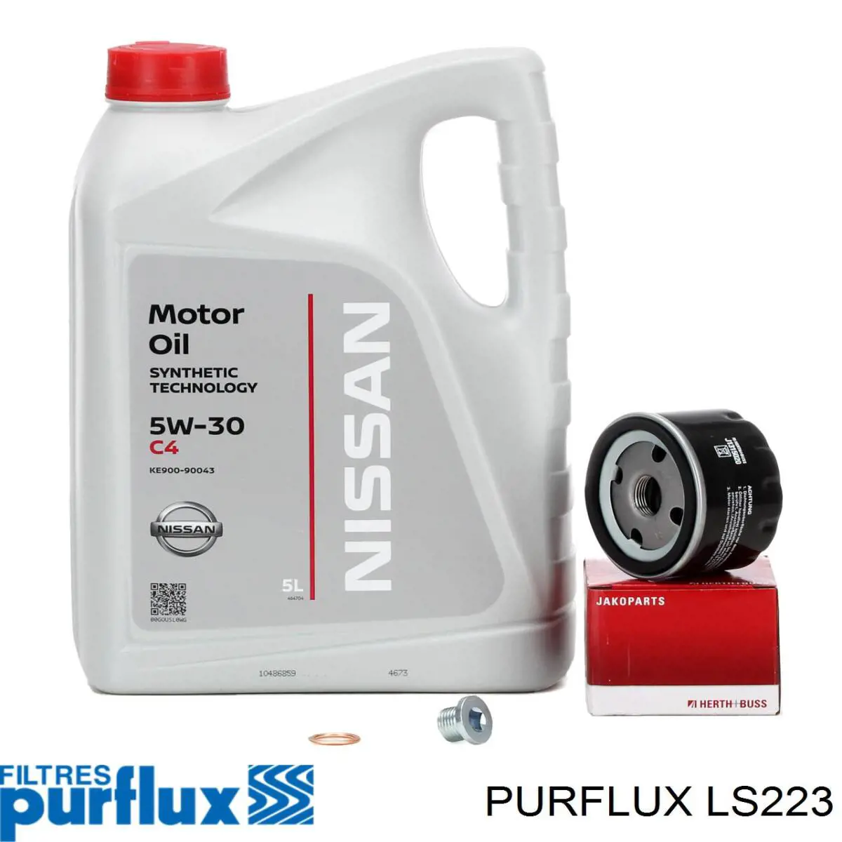 LS223 Purflux Масляный фильтр двигателя