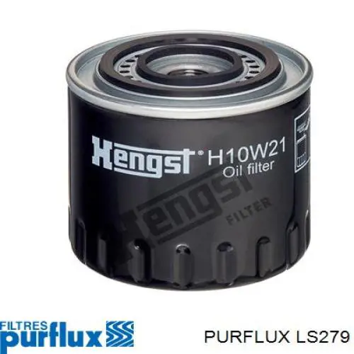 LS279 Purflux Масляный фильтр двигателя