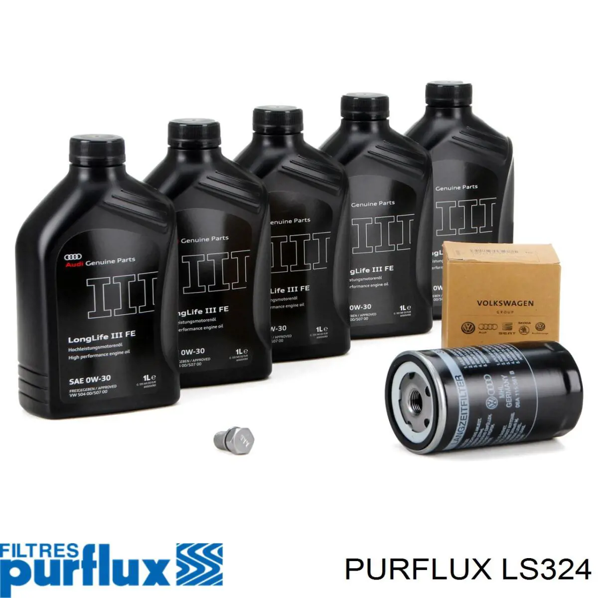 LS324 Purflux Масляный фильтр двигателя