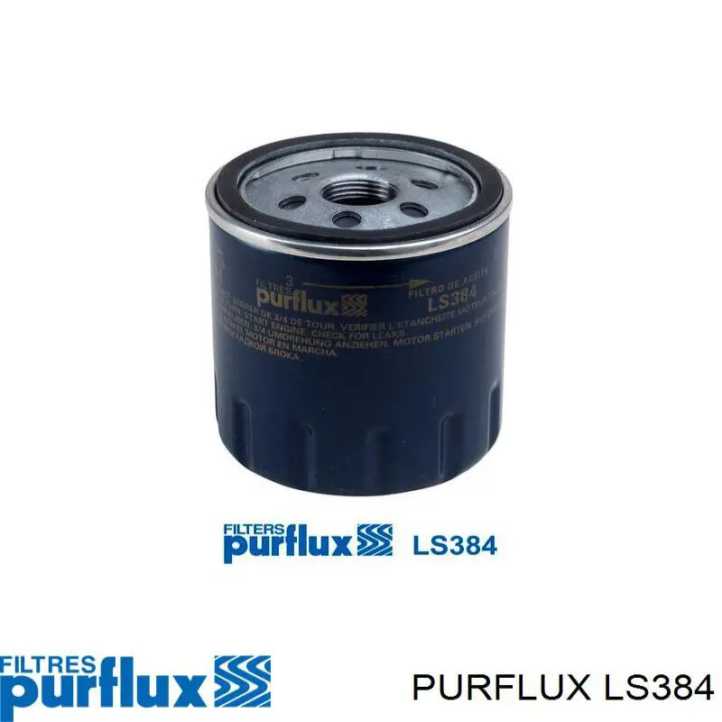 Filtro de aceite LS384 Purflux