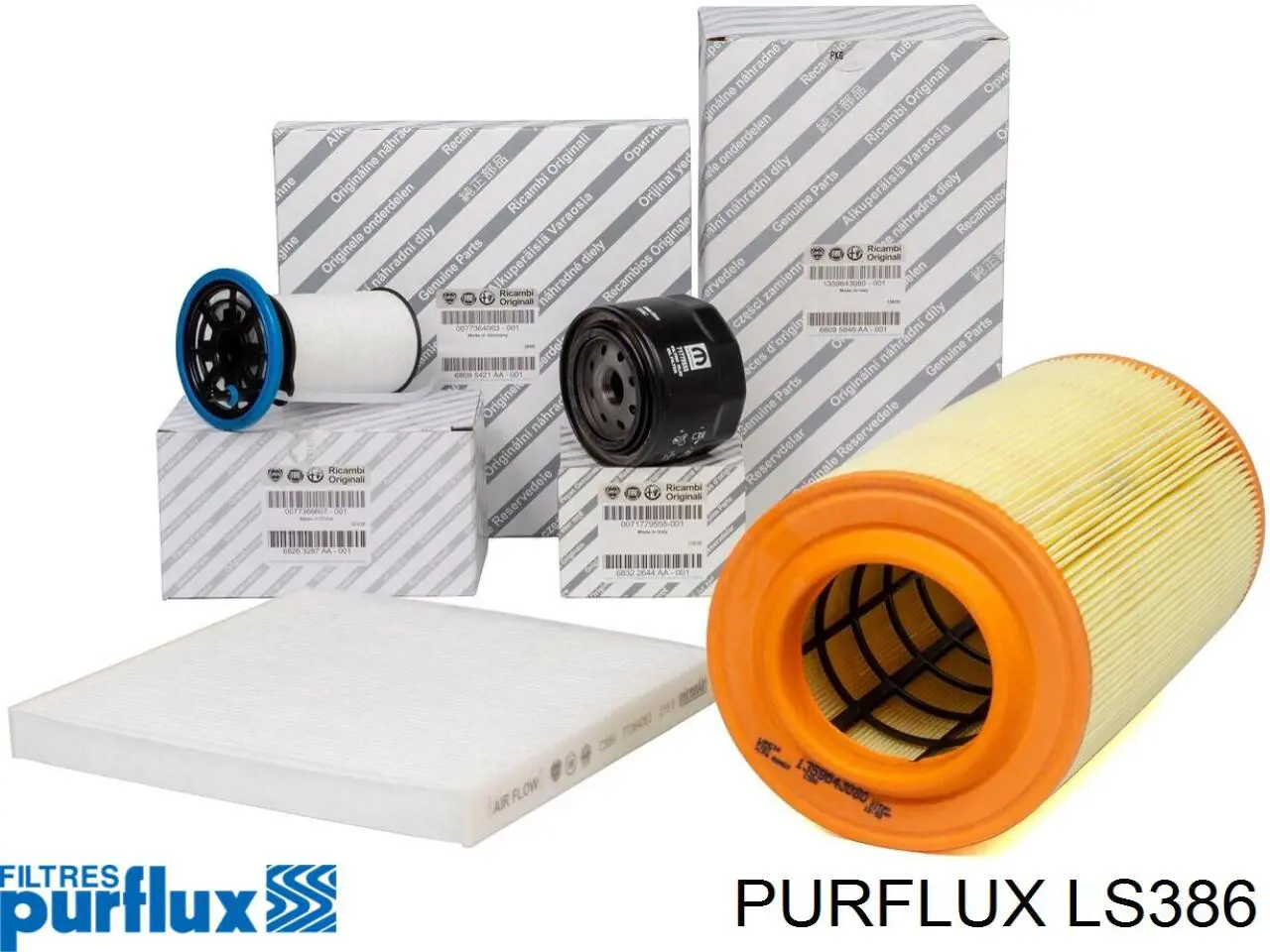 LS386 Purflux Масляный фильтр двигателя
