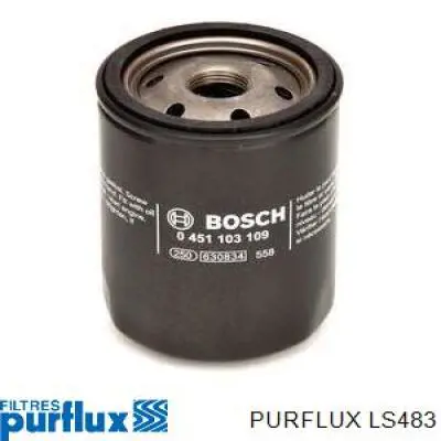 LS483 Purflux Масляный фильтр двигателя