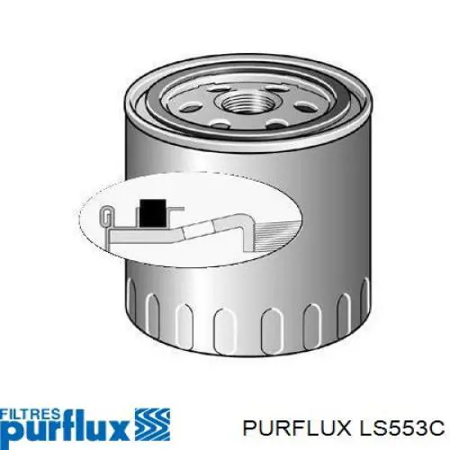 LS553C Purflux масляный фильтр