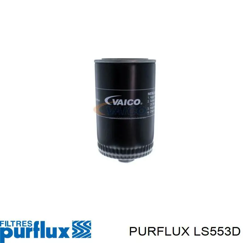 LS553D Purflux масляный фильтр