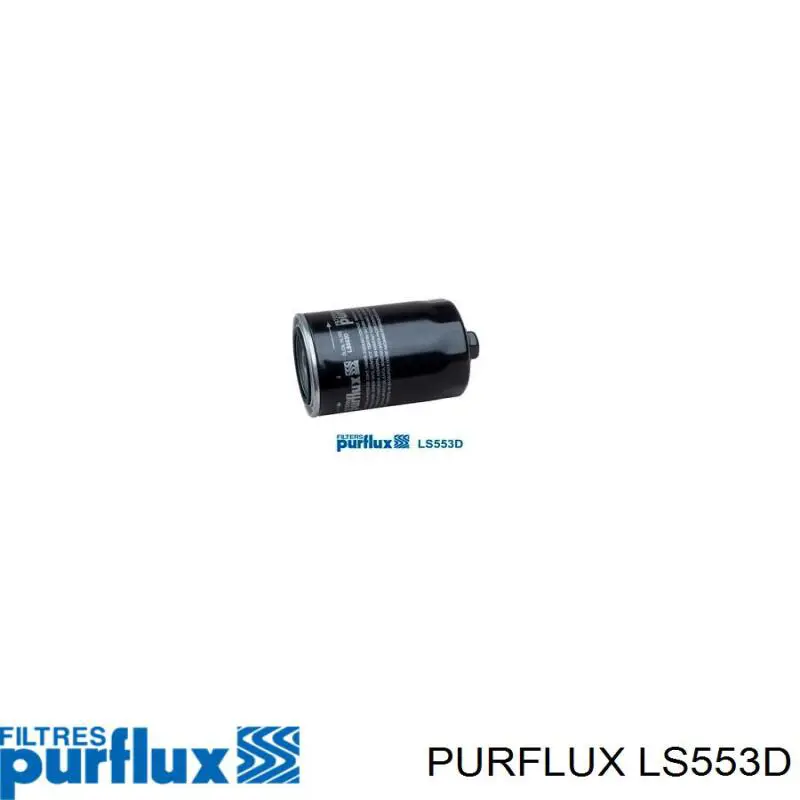Filtro de aceite LS553D Purflux