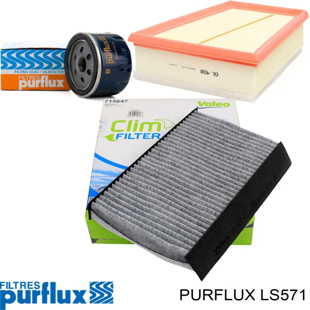 Фильтр очистки масла центробежный Purflux LS571 цена, от 4.41 USD