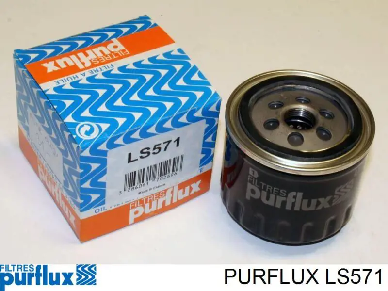 Filtro de aceite LS571 Purflux