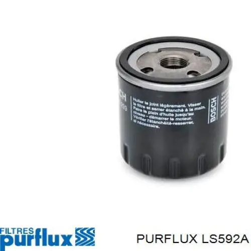 LS592A Purflux Масляный фильтр двигателя