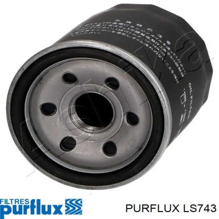 Filtro de aceite LS743 Purflux