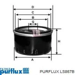 Купить LS867B Purflux Фильтр центробежный очистки масла