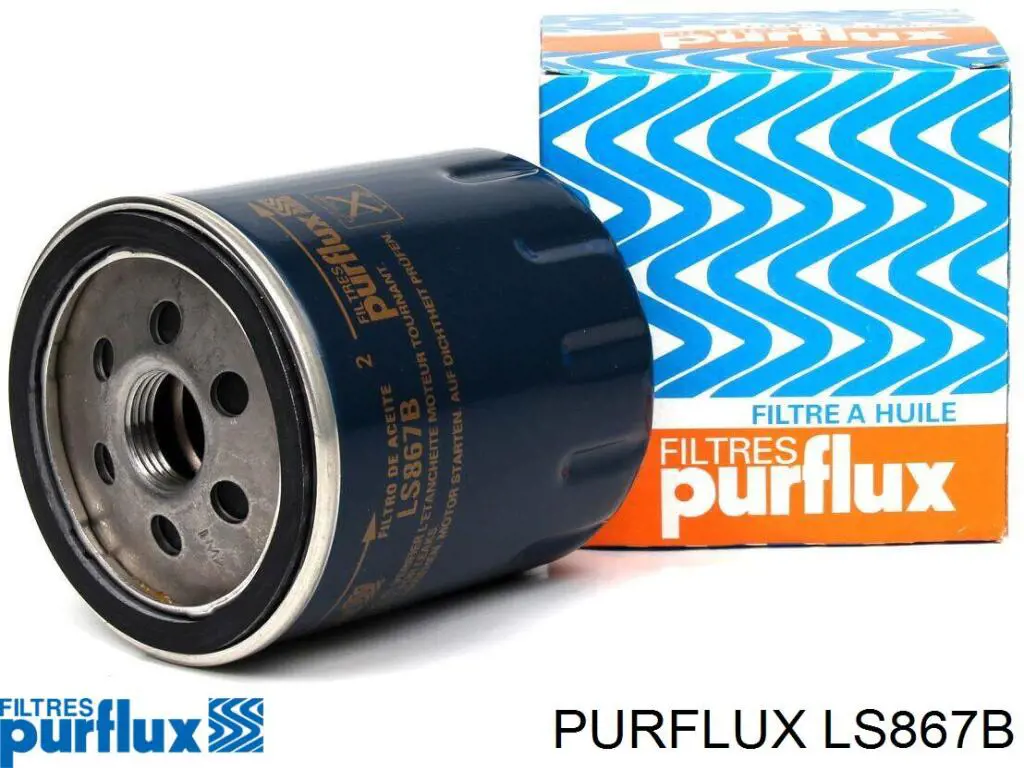 LS867B Purflux Масляный фильтр двигателя