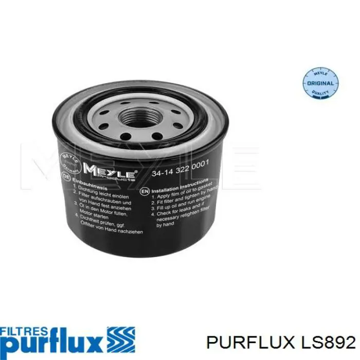 Купить LS892 Purflux Фильтр центробежный очистки масла