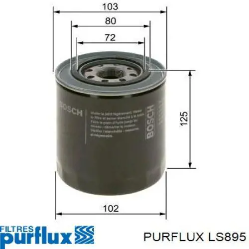 Купить LS895 Purflux Фильтр центробежный очистки масла