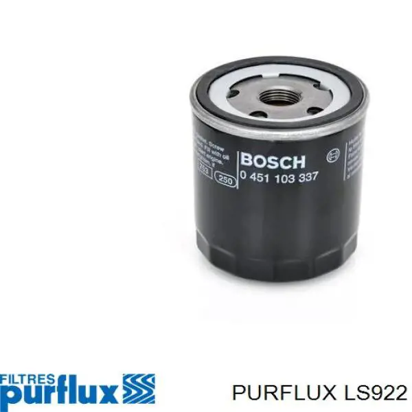 LS922 Purflux масляный фильтр