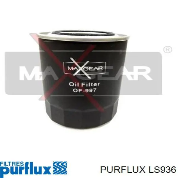 Filtro de aceite LS936 Purflux