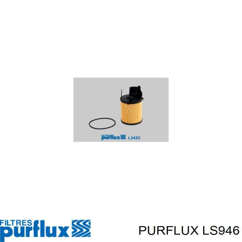 LS946 Purflux Масляный фильтр двигателя