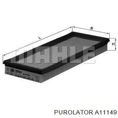 Воздушный фильтр A11149 Purolator