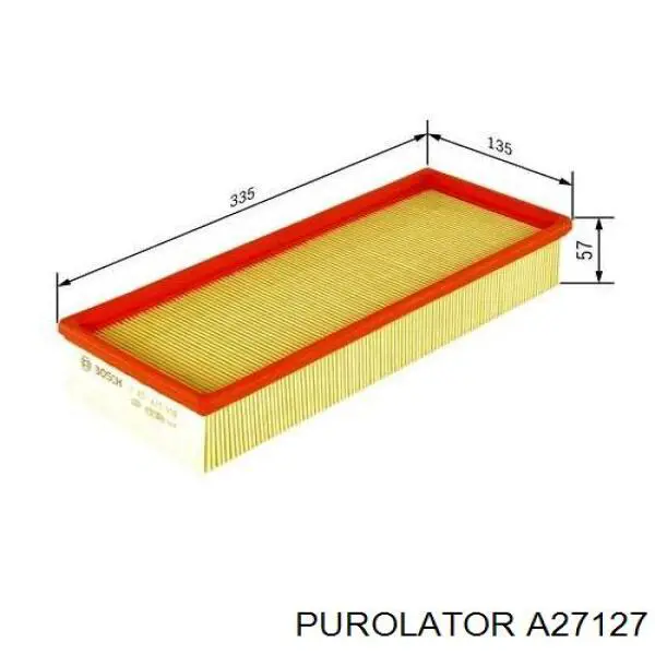 Элемент воздушного фильтра Purolator A27127 цена, от 4.35 USD