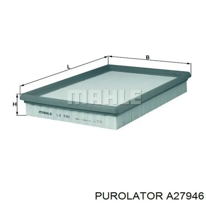 Купить A27946 Purolator Автомобильный фильтр воздуха