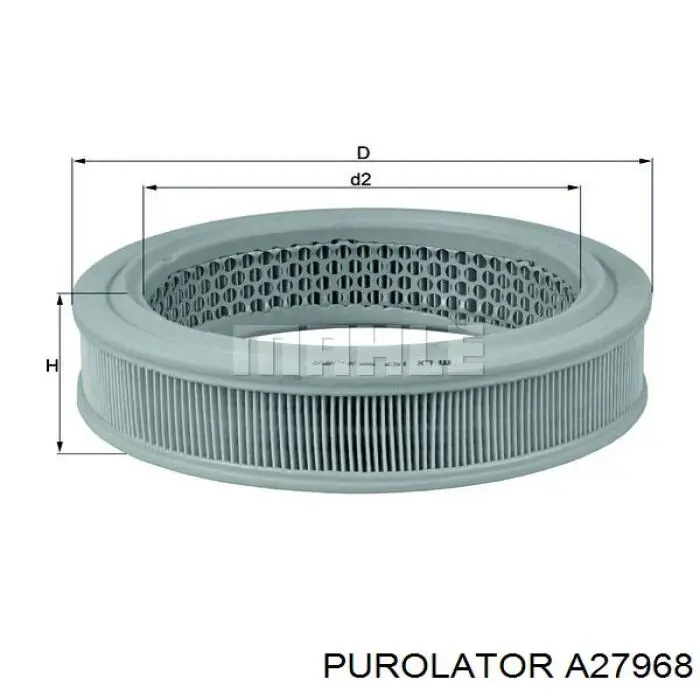 A27968 Purolator воздушный фильтр