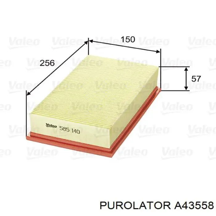 Купить A43558 Purolator Автомобильный фильтр воздуха