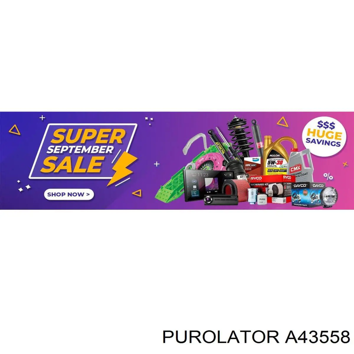 Воздушный фильтр A43558 Purolator