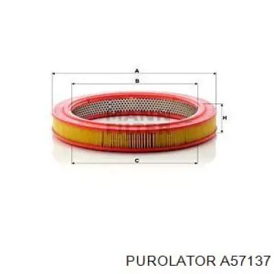 Элемент воздушного фильтра Purolator A57137 цена, от 7.71 USD