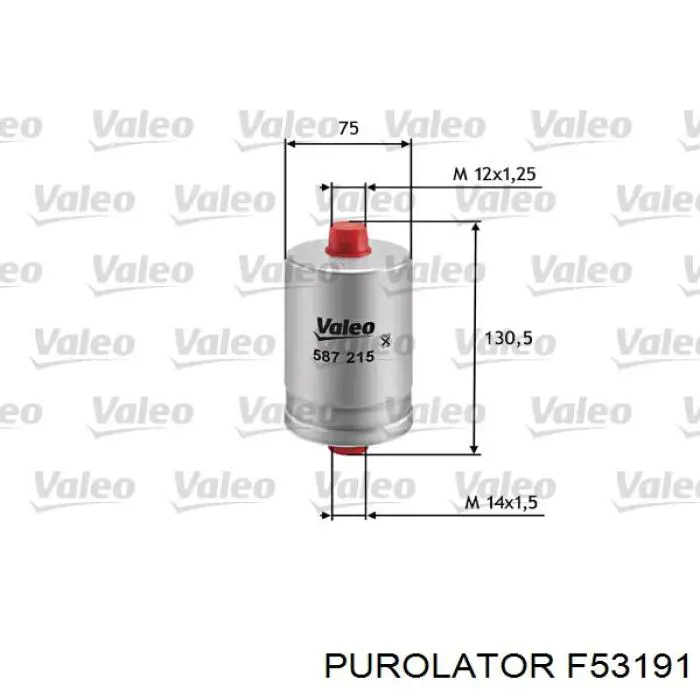 F53191 Purolator Фильтр топлива