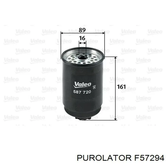 Топливный фильтр F57294 Purolator
