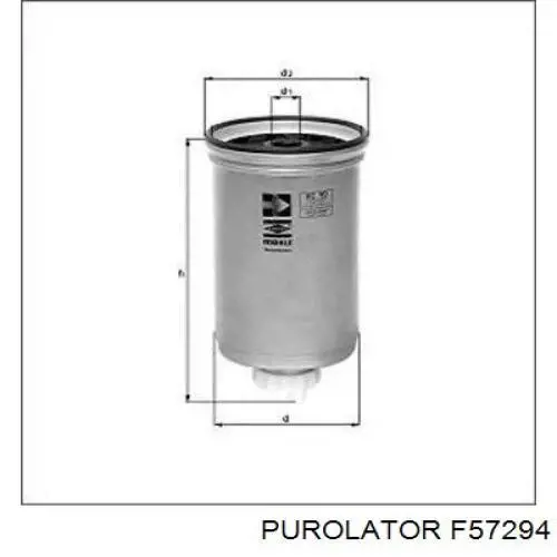 Фильтр тонкой очистки топлива Purolator F57294 цена, от 9.56 USD