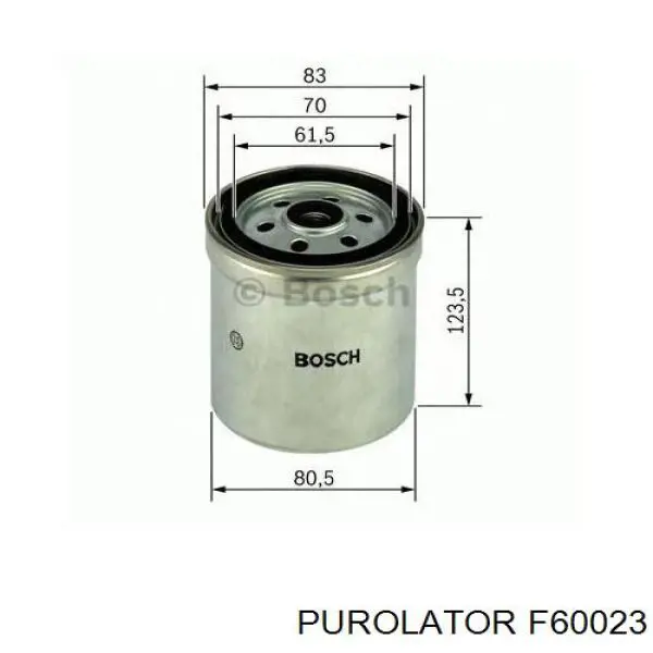 Топливный фильтр F60023 Purolator