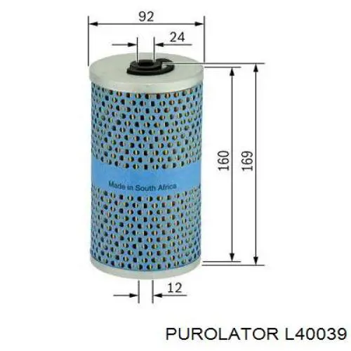 Масляный фильтр L40039 Purolator