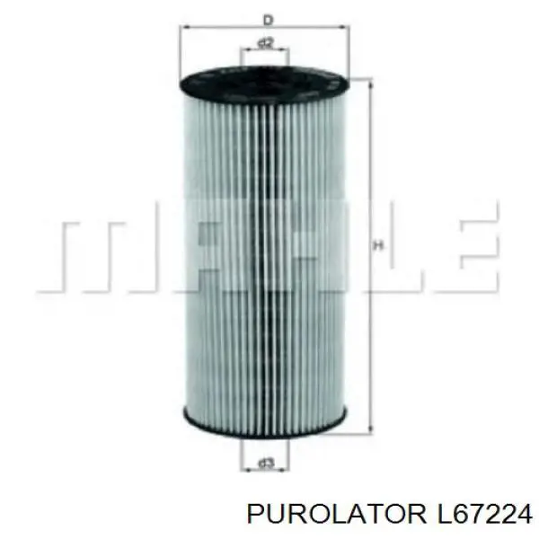 Купить L67224 Purolator Фильтр центробежный очистки масла