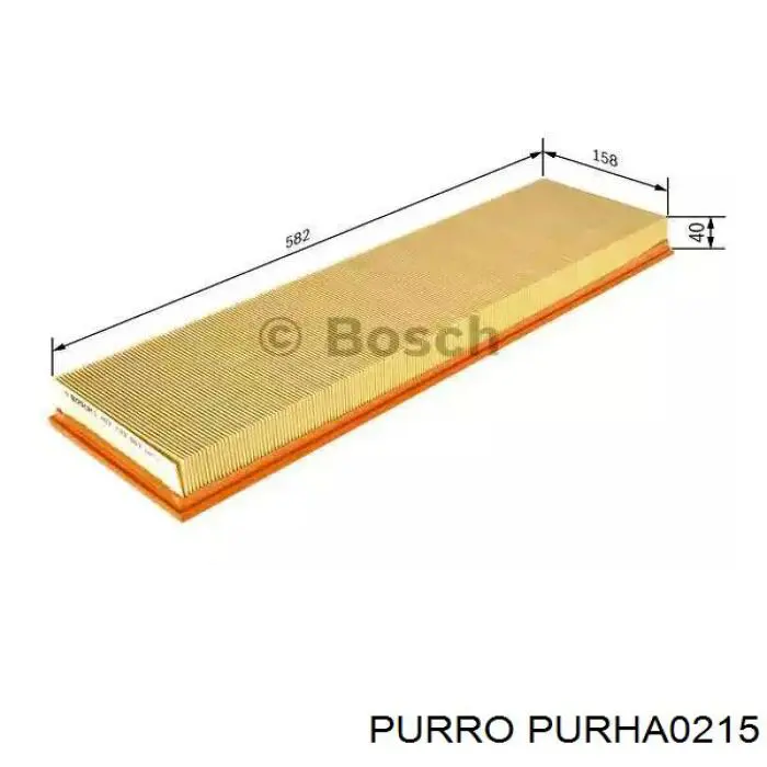 Воздушный фильтр PURHA0215 Purro