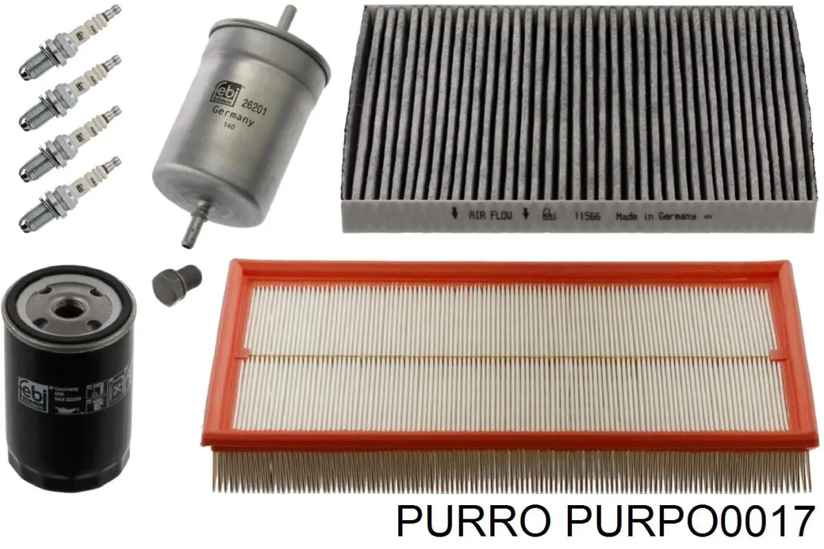 Масляный фильтр PURPO0017 Purro