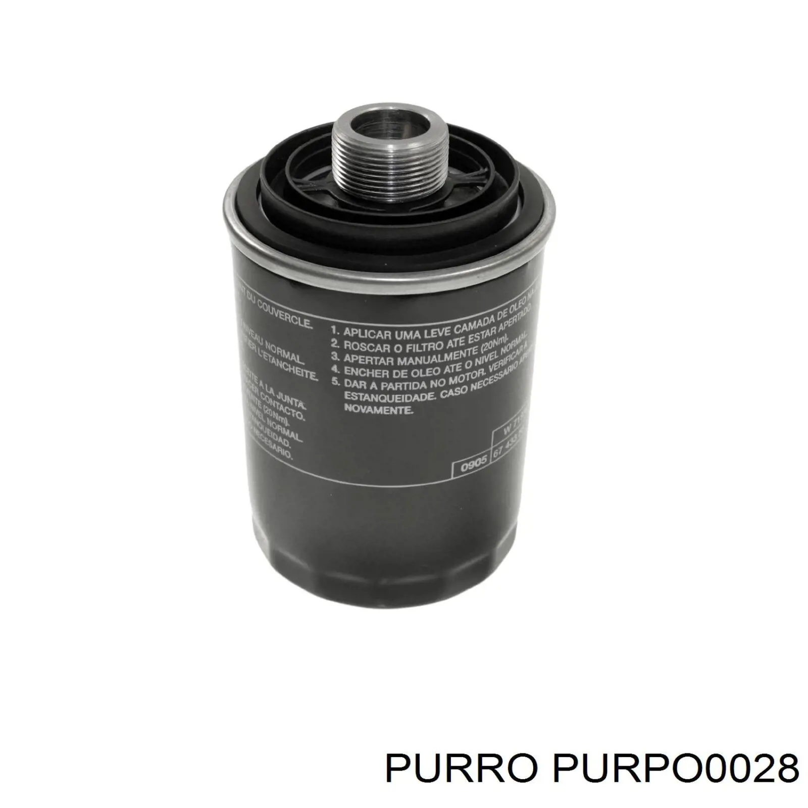 PURPO0028 Purro масляный фильтр