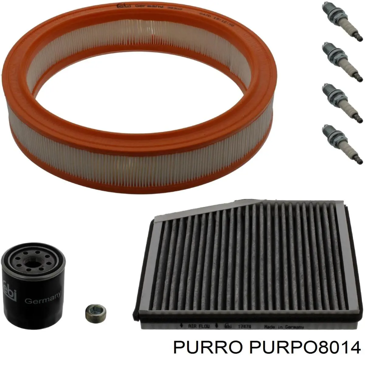 Масляный фильтр PURPO8014 Purro