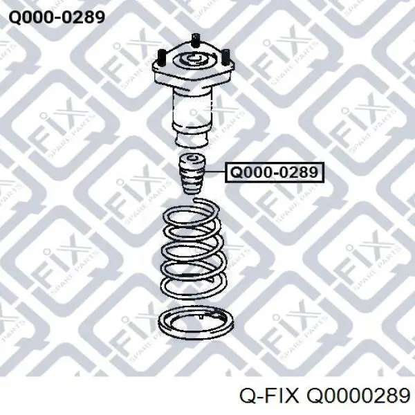 Буфер (отбойник) амортизатора заднего Q0000289 Q-fix