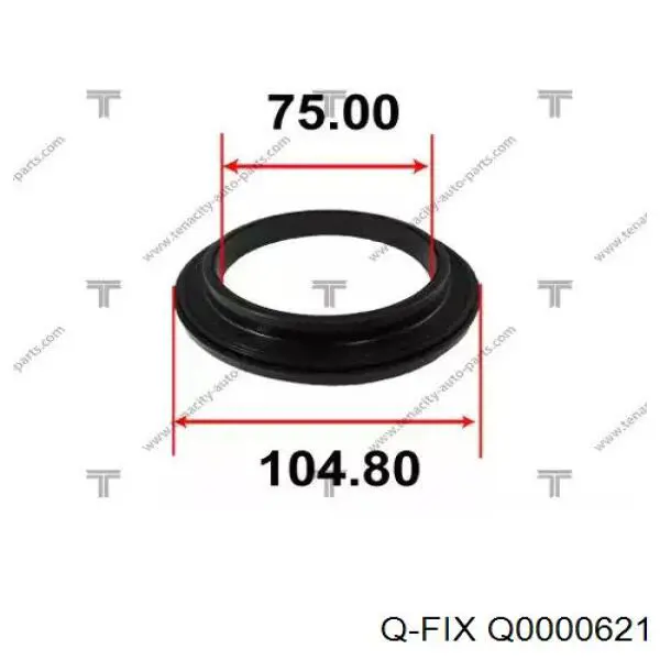 Купить Q0000621 Q-fix Опора переднего амортизатора