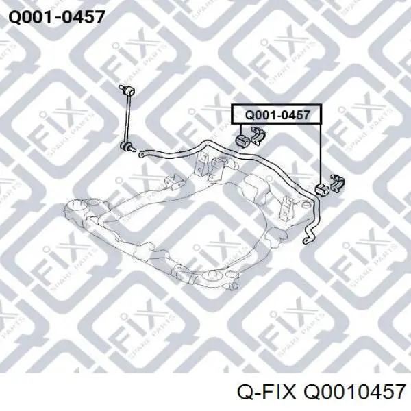 Q0010457 Q-fix bucha de estabilizador dianteiro