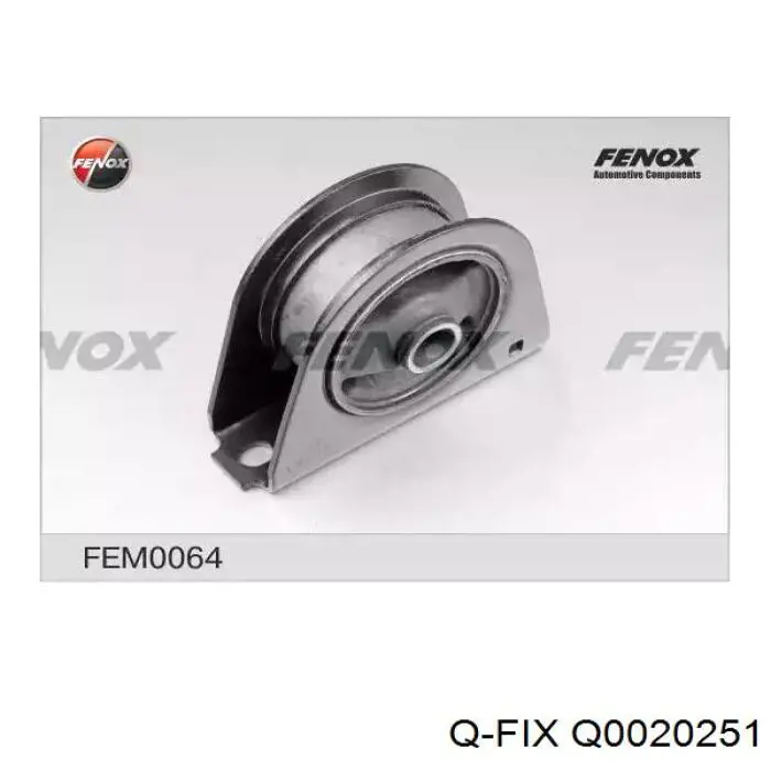 Гидроопора двигателя передняя Q-fix Q0020251 цена, от 13.54 USD