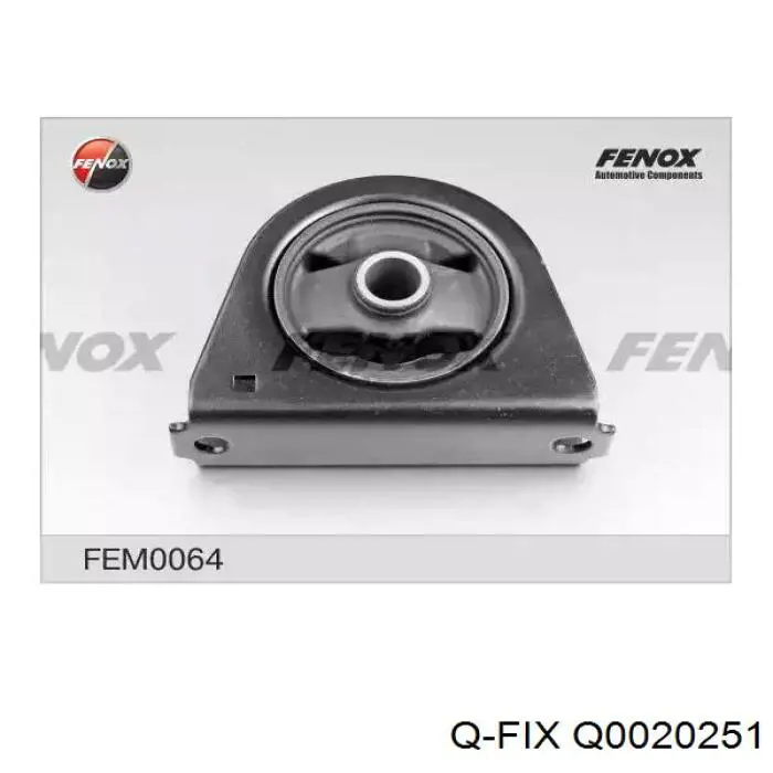 Купить Q0020251 Q-fix Передняя опора двигателя