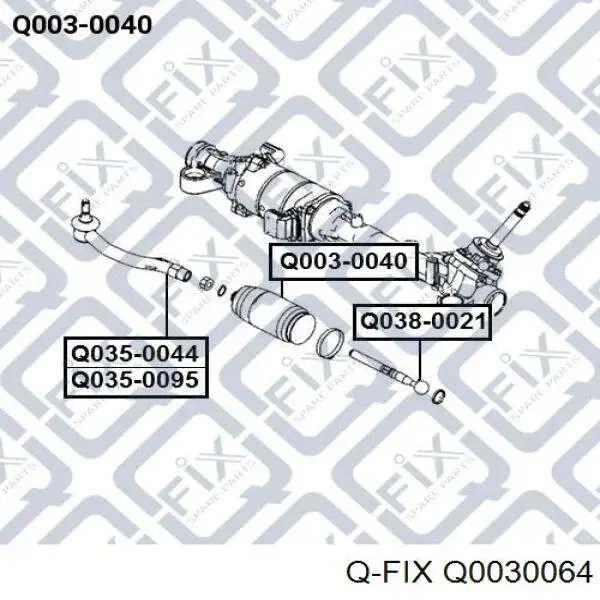 Пыльник тяги Q-fix Q0030064 цена, от 4.90 USD