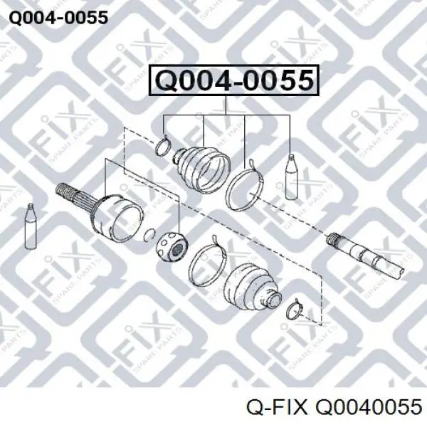 Пыльник ШРУСа внутренний Q0040055 Q-fix