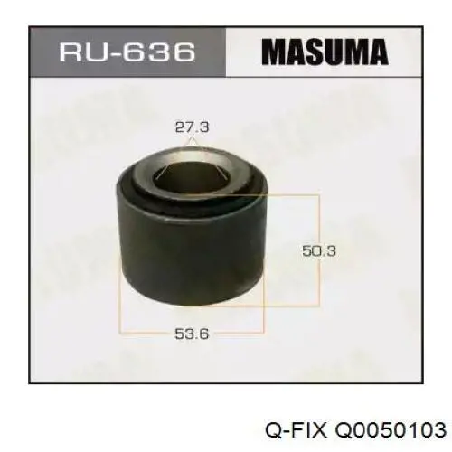 Bloco silencioso dianteiro do braço oscilante inferior Q-fix Q0050103 preço, a partir de 9,00 USD